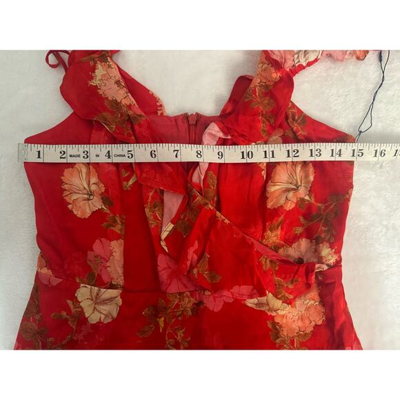 MAJORELLE Salsa Dress in Red Candy Apple Sz M - Picture 13 of 14
